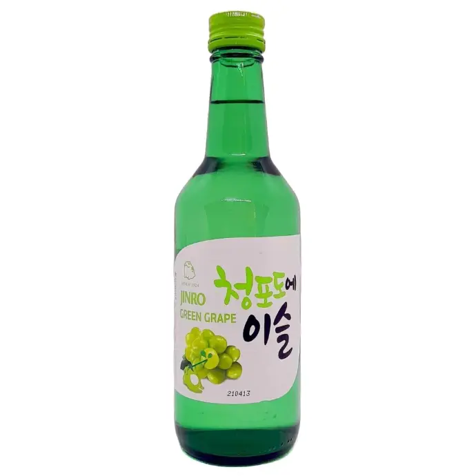 SOJU (JINRO) SABOR UVA VERDE 360 ML.